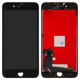 Дисплей для iPhone 8 Plus, чорний, з рамкою, Copy, tianma