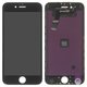 Дисплей для iPhone 6, черный, с рамкой, Copy, Tianma, с пластиками камеры и датчика приближения