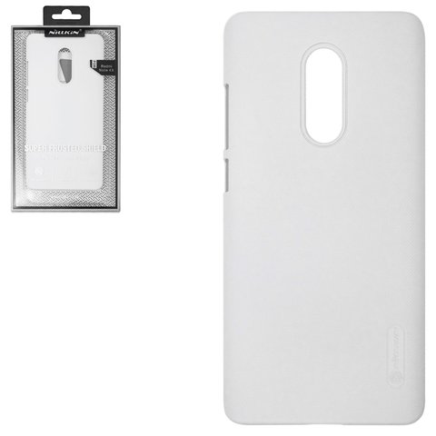 Чохол Nillkin Super Frosted Shield для Xiaomi Redmi Note 4 Global 2017 , Redmi Note 4X, білий, матовий, з підставкою, пластик, #6902048137387