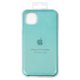 Чехол для iPhone 11 Pro Max, голубой, Original Soft Case, силикон, sea blue (21)