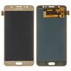 Дисплей для Samsung J710 Galaxy J7 (2016), золотистый, с регулировкой яркости, без рамки, Сopy, (TFT)