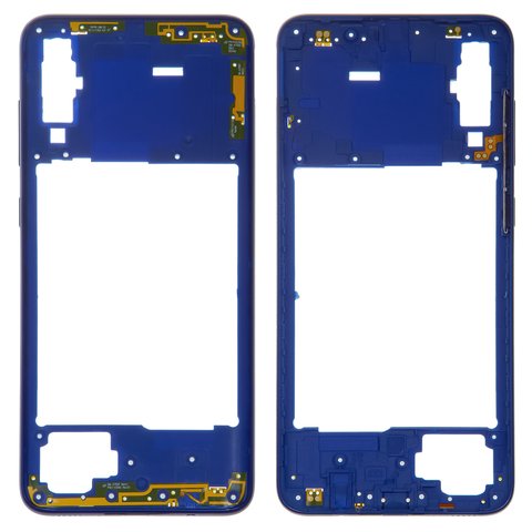 Середня частина корпусу для Samsung A705 Galaxy A70, синя