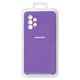 Чехол для Samsung A525 Galaxy A52, фиолетовый, Original Soft Case, силикон, purple (34)
