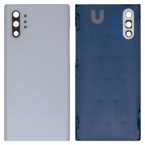 Задняя панель корпуса для Samsung N975F Galaxy Note 10 Plus; Samsung, белая, со стеклом камеры, aura white
