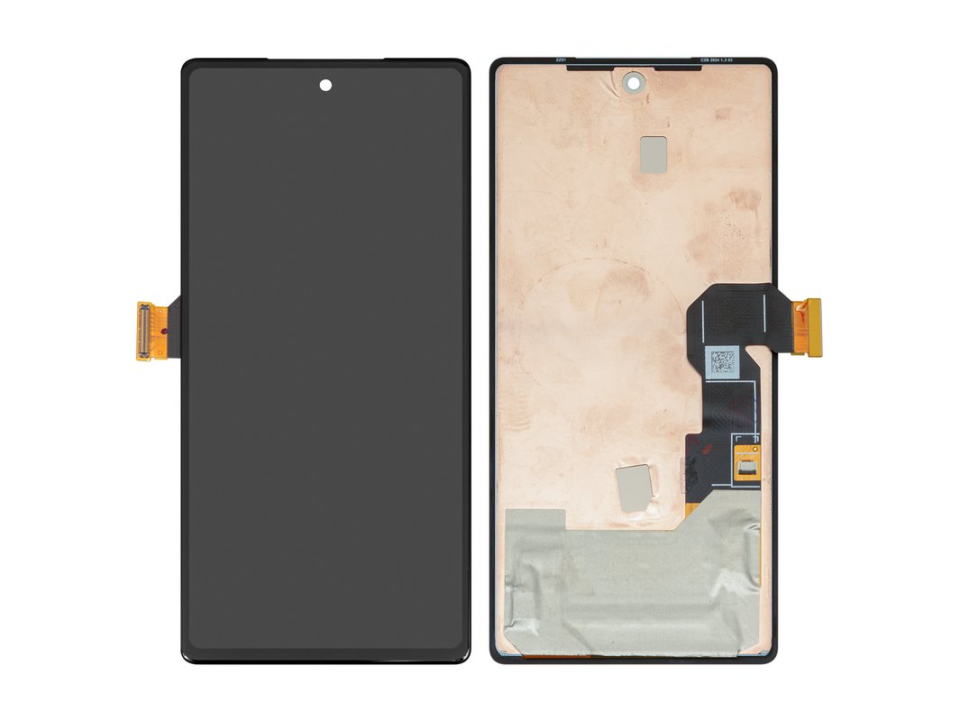 Дисплей для Google Pixel 6a, черный, без рамки, Оригинал