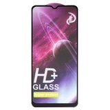 Захисне скло All Spares для Realme C21Y, C25Y, C33, C35, Narzo 50A, 0,33 мм 9H, сумісне з чохлом, Full Glue, чорний, шар клею нанесений по всій поверхні скла, HD+