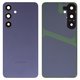 Задняя панель корпуса для Samsung S926 Galaxy S24 Plus, фиолетовая, со стеклом камеры, cobalt violet