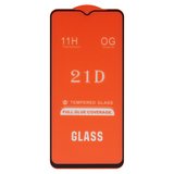 Защитное стекло для Realme C21Y, C25s, C25Y, совместимо с чехлом, Full Glue, (без упаковки), черный