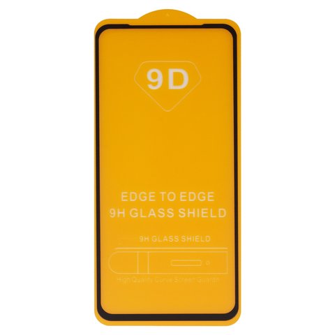 Защитное стекло для Huawei Honor 9X, совместимо с чехлом, Full Glue, без упаковки , черный, cлой клея нанесен по всей поверхности