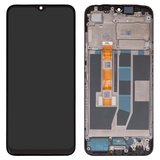 Дисплей для Oppo A16, черный, с рамкой, Original (PRC), CPH2269, FPC-I650EBAPU-47A-A0
