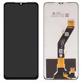 Дисплей для Tecno Spark 10, черный, без рамки, Сopy, KI5Q