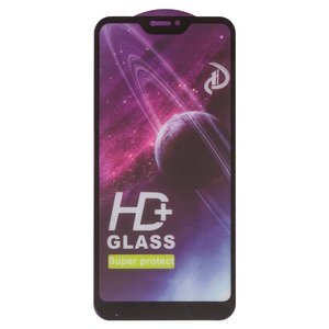 Защитное стекло для Xiaomi Mi A2 Lite, Redmi 6 Pro, совместимо с чехлом, Full Glue, без упаковки , черный