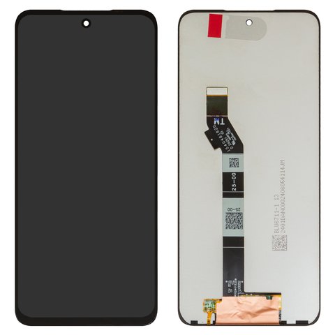 Дисплей для Motorola Moto G35, черный, без рамки, Original PRC 