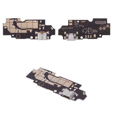 Шлейф для ZTE Blade A3 2020 , коннектора зарядки, с микрофоном, с компонентами, High Copy, плата зарядки