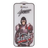 Захисне скло Gorilla для Apple iPhone 12, iPhone 12 Pro, сумісне з чохлом, Full Glue, Anti-Static, чорний
