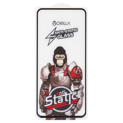 Защитное стекло Gorilla для Google Pixel 5a 5G, совместимо с чехлом, Full Glue, Anti Static, черный