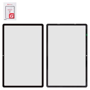 Стекло корпуса G+OCA PRO для Samsung X710, X716 Galaxy Tab S9, с OCA пленкой, черное