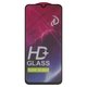 Защитное стекло для Samsung A015 Galaxy A01, совместимо с чехлом, Full Glue, (без упаковки), черный