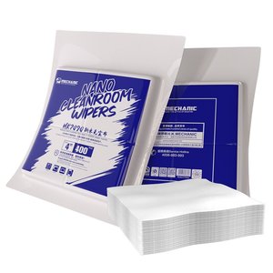 Салфетка из микрофибры Mechanic HK7090, для устранения пыли и отпечатков, 400 шт., 100*100 мм