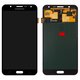 LCD compatible with Samsung J700 Galaxy J7, (black, without frame, original (change glass) )