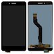 LCD compatible with Huawei GR5, Honor 5X, Honor X5, (black, without frame, Original (PRC), KIW-L21)