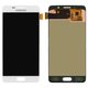 LCD compatible with Samsung A510 Galaxy A5 (2016), (white, without frame, Original (PRC), original glass)
