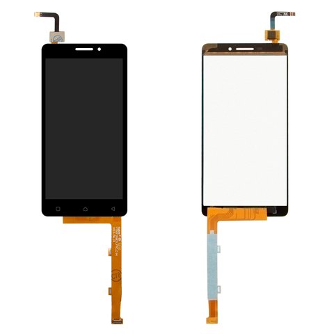 LCD compatible with Lenovo Vibe P1m, black, without frame 