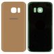 Housing Back Cover compatible with Samsung G930F Galaxy S7, (golden, Original (PRC))