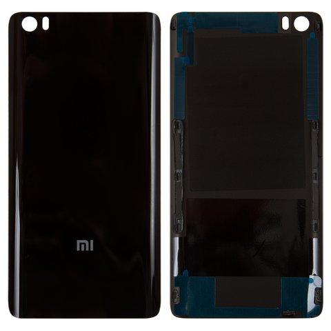 Housing Back Cover compatible with Xiaomi Mi Note Pro, black, Original PRC , glass 
