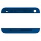 Top + Bottom Housing Panel compatible with HTC One M7 801e, (dark blue)