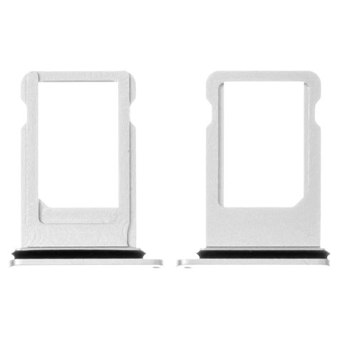 SIM Card Holder compatible with iPhone 8 Plus, white 