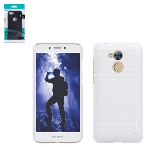 Case Nillkin Super Frosted Shield compatible with Huawei Honor 6A, white, matt, plastic  #6902048142350