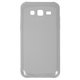 Case compatible with Samsung J500 Galaxy J5, (colourless, transparent, silicone)