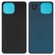 Panel trasero de carcasa puede usarse con Xiaomi Mi 11 Lite, Mi 11 Lite 5G, Mi 11 Lite 5G NE, negra, high copy, M2101K9AG, boba black