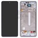 Дисплей для Samsung A536 Galaxy A53 5G, синий, с рамкой, Original (PRC)