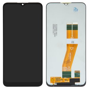 LCD compatible with Samsung A035G Galaxy A03, black, without frame, Original PRC , 163 x 72 mm 
