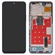 Дисплей для Huawei Honor 90 Lite, Honor X8a, синий, с рамкой, Original (PRC), CRT-LX1, CRT-LX2, CRT-LX3, CRT-NX1