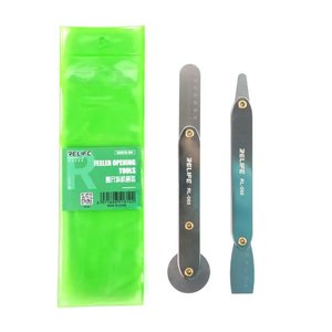 Herramienta para levantar pantalla, cristal táctil RELIFE RL 060, espátula metálica, 2 in 1