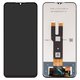LCD compatible with ZTE Blade V50 Design 4G (ZTE 8050), (black, without frame, original (change glass) )