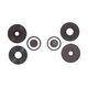 Camera Lens compatible with Xiaomi Poco M6 4G, Redmi 13, (black, without frame, set 3 pcs.)