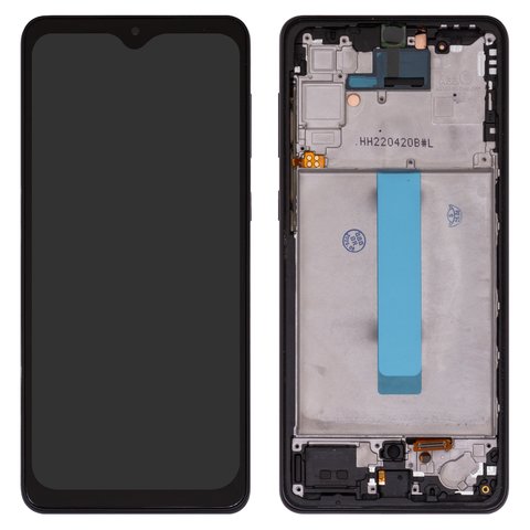 Дисплей для Samsung A336 Galaxy A33 5G, черный, с рамкой, Сopy, с широким ободком, TFT 