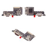 Cable flex puede usarse con Xiaomi 15, del conector de carga, con micrófono, con componentes, Original (PRC), placa del cargador