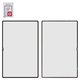 Housing Glass G+OCA PRO compatible with Samsung X920, X926 Galaxy Tab S10 Ultra, (with OCA film, black)
