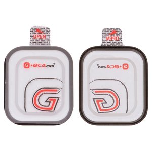 Стекло корпуса G+OCA PRO для Apple Watch 10 42mm, с OCA пленкой, черное