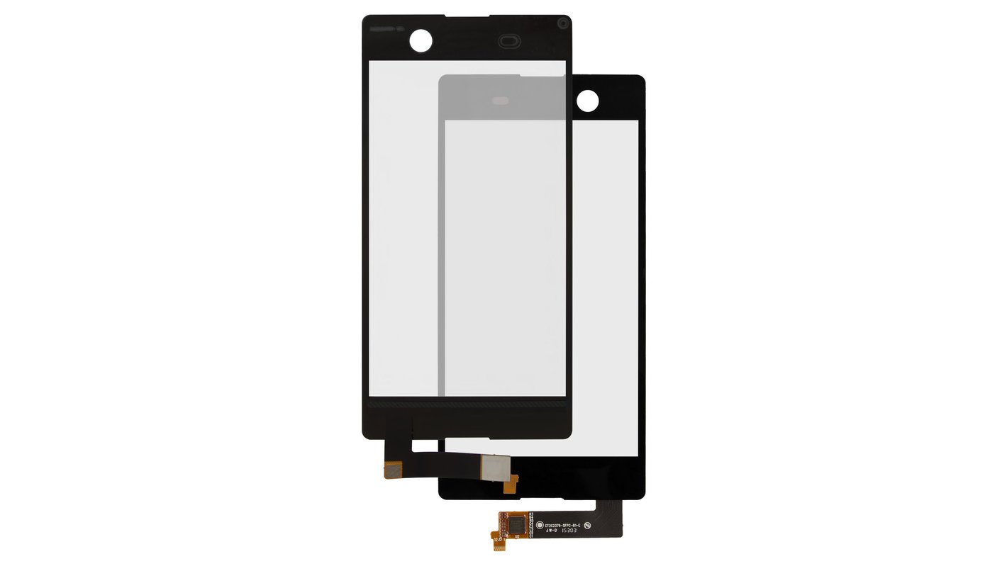 Touchscreen compatible with Sony E5603 Xperia M5, E5606 M5, E5633 Xperia M5, E5653 Xperia M5, E5663 Xperia M5 (black) -