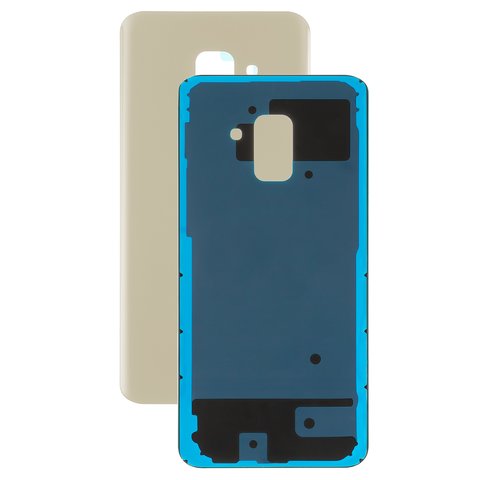 Housing Back Cover compatible with Samsung A530F Galaxy A8 2018 , A530F DS Galaxy A8 2018 , golden 