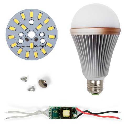 LED Light Bulb DIY Kit SQ Q24 5730 E27 9 W – cold white