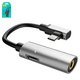 Adapter Hoco LS19, (from USB type-C to 3.5 mm 2 in 1, doesn't support microphone , USB type C, TRS 3.5 mm, gray)