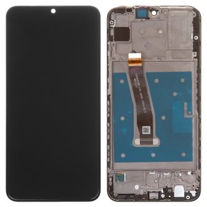 LCD compatible with Huawei P Smart 2019 , black, with frame, High Copy, POT LX1 POT LX1AF POT LX1RUA POT LX2J POT LX3 POT L23 POT L21 