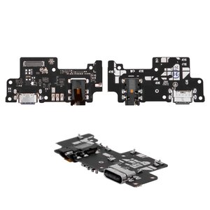 Шлейф для ZTE Blade V2020 Smart, коннектора наушников, коннектора зарядки, с микрофоном, High Copy, плата зарядки